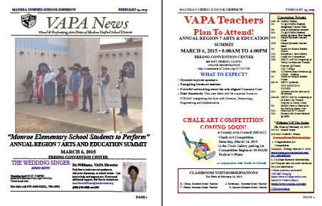 2/23/15VAPA Newsletter Image